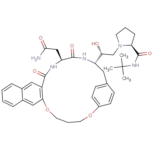Chemical structure of BindingDB Monomer ID 50283141