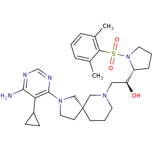 Chemical structure of BindingDB Monomer ID 50340293