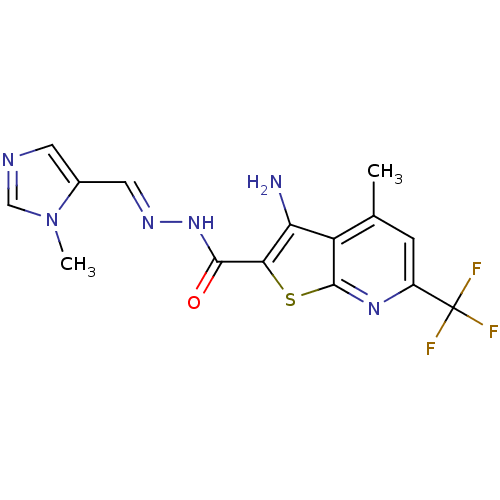 Chemical structure of BindingDB Monomer ID 50342386