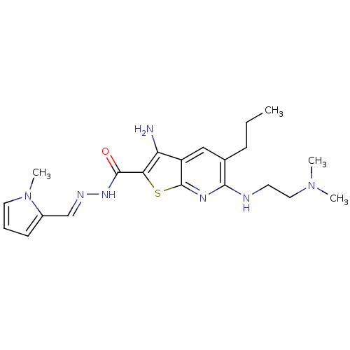 Chemical structure of BindingDB Monomer ID 50342395