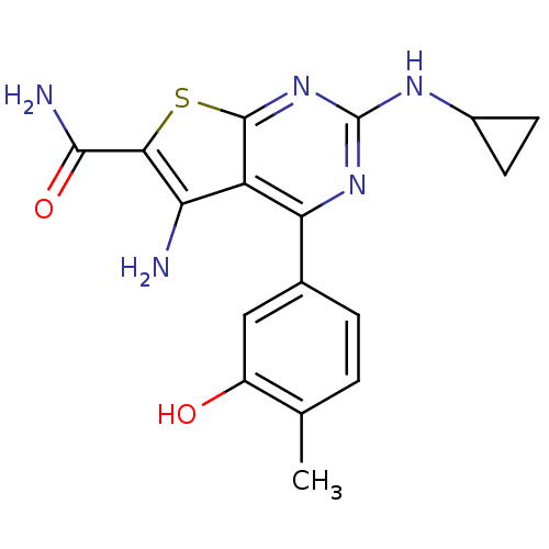 Chemical structure of BindingDB Monomer ID 50360780