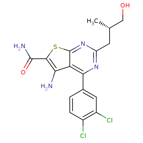 Chemical structure of BindingDB Monomer ID 50360786