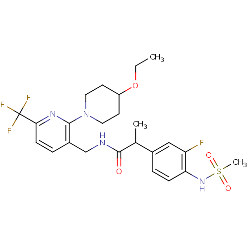 Chemical structure of BindingDB Monomer ID 50398546