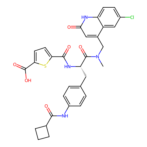 Chemical structure of BindingDB Monomer ID 50648221