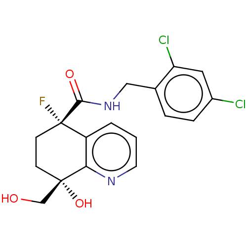 Chemical structure of BindingDB Monomer ID 510445