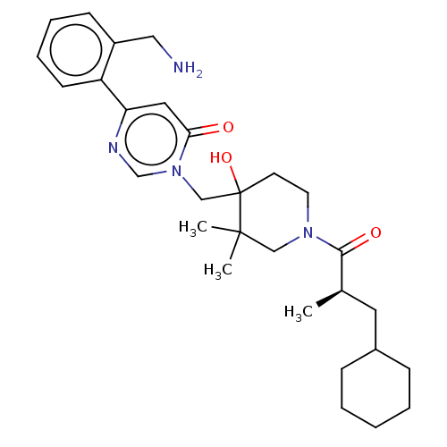 Chemical structure of BindingDB Monomer ID 514399