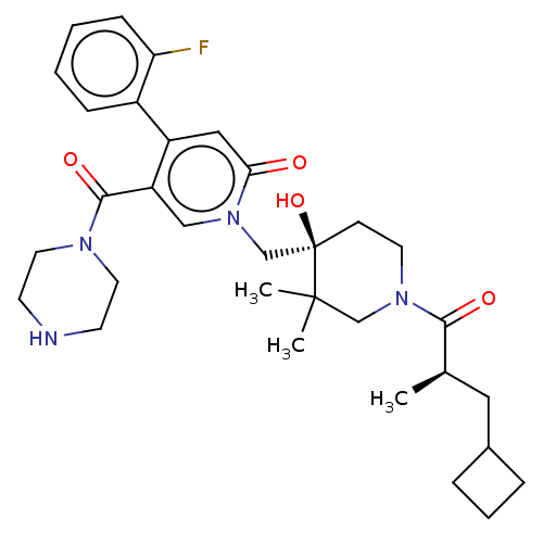 Chemical structure of BindingDB Monomer ID 514494