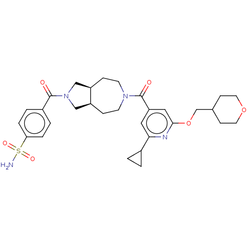 Chemical structure of BindingDB Monomer ID 515124