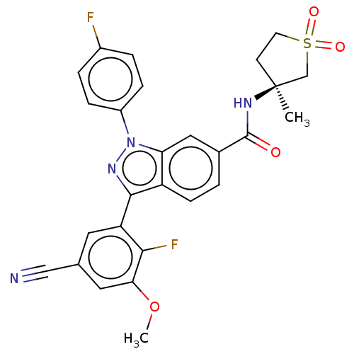 Chemical structure of BindingDB Monomer ID 517364