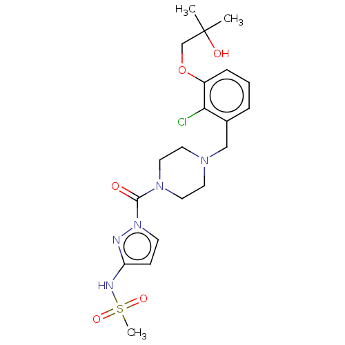 Chemical structure of BindingDB Monomer ID 521442