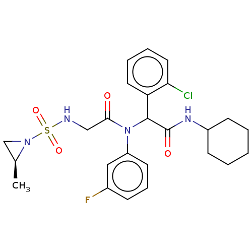 Chemical structure of BindingDB Monomer ID 529581