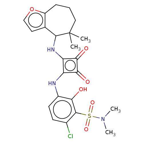 Chemical structure of BindingDB Monomer ID 531142