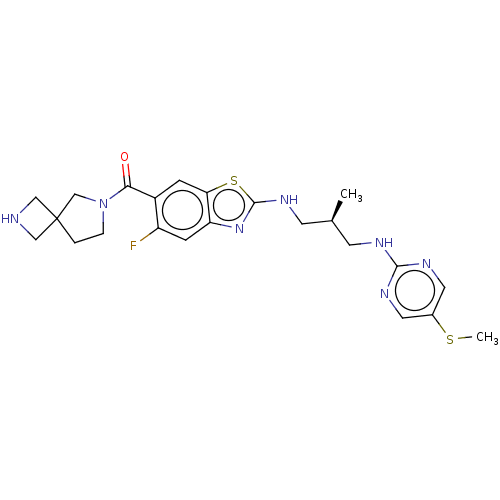 Chemical structure of BindingDB Monomer ID 537815