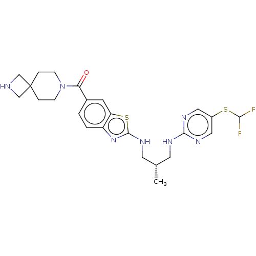 Chemical structure of BindingDB Monomer ID 537821