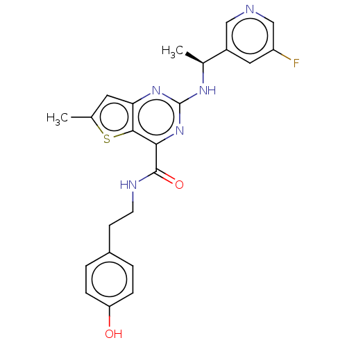 Chemical structure of BindingDB Monomer ID 539590