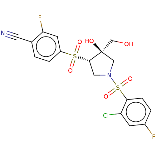 Chemical structure of BindingDB Monomer ID 539874