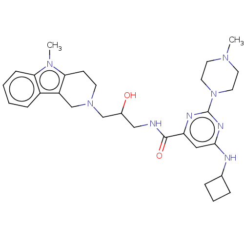 Chemical structure of BindingDB Monomer ID 542492