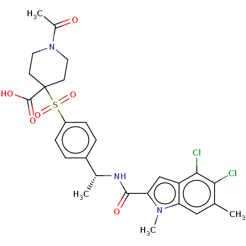 Chemical structure of BindingDB Monomer ID 549404