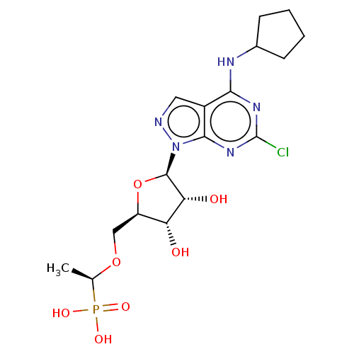 Chemical structure of BindingDB Monomer ID 554173