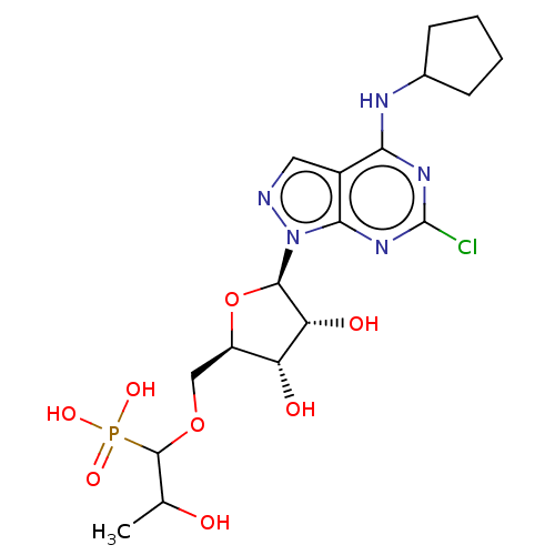 Chemical structure of BindingDB Monomer ID 554183