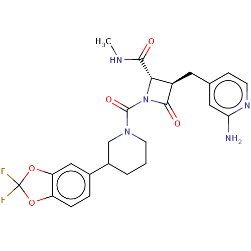 Chemical structure of BindingDB Monomer ID 555825