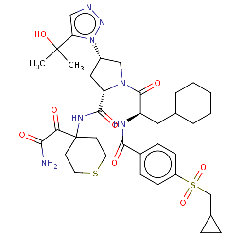 Chemical structure of BindingDB Monomer ID 560263