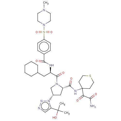 Chemical structure of BindingDB Monomer ID 560270