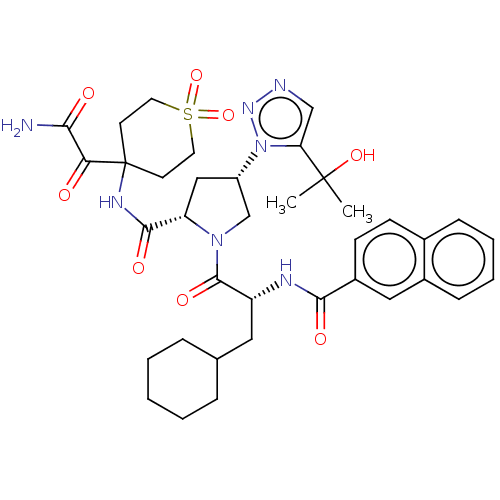 Chemical structure of BindingDB Monomer ID 560281