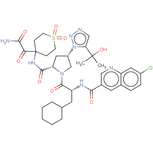 Chemical structure of BindingDB Monomer ID 560296