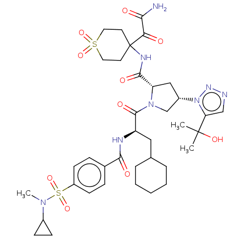 Chemical structure of BindingDB Monomer ID 560304
