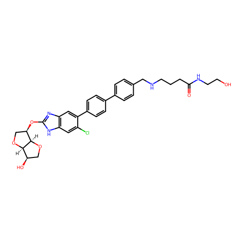 Chemical structure of BindingDB Monomer ID 563507