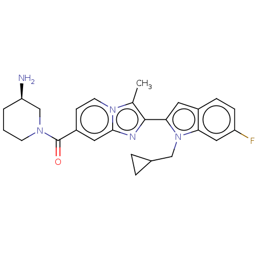 Chemical structure of BindingDB Monomer ID 568504