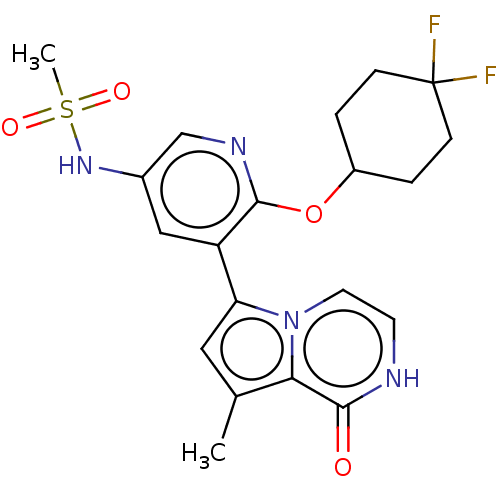 Chemical structure of BindingDB Monomer ID 570165