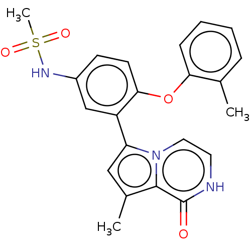 Chemical structure of BindingDB Monomer ID 570189