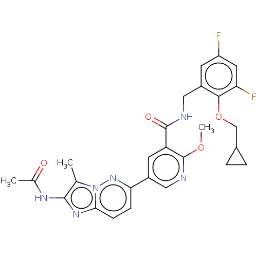 Chemical structure of BindingDB Monomer ID 571192