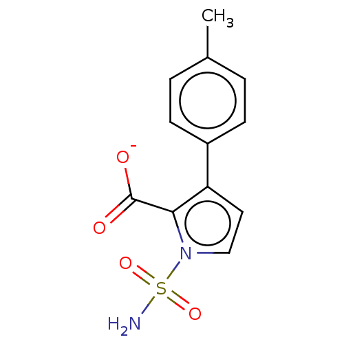 Chemical structure of BindingDB Monomer ID 574713