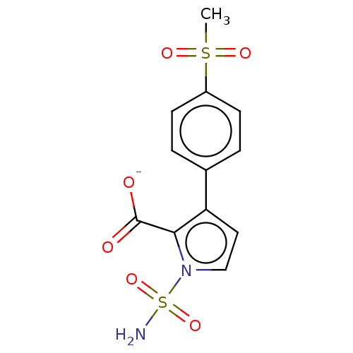 Chemical structure of BindingDB Monomer ID 574714