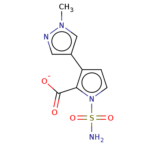 Chemical structure of BindingDB Monomer ID 574715