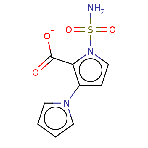 Chemical structure of BindingDB Monomer ID 574742