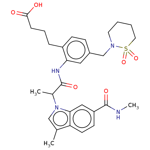 Chemical structure of BindingDB Monomer ID 578742
