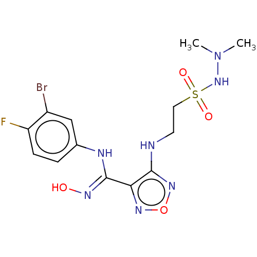 Chemical structure of BindingDB Monomer ID 595442