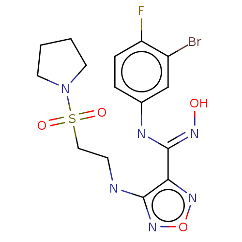 Chemical structure of BindingDB Monomer ID 595445