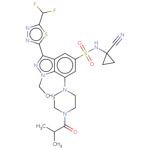 Chemical structure of BindingDB Monomer ID 616708