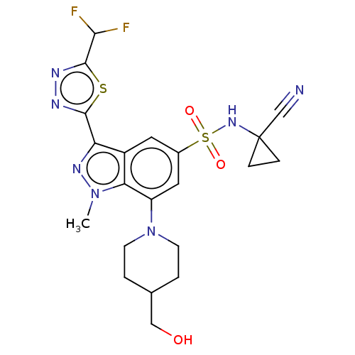 Chemical structure of BindingDB Monomer ID 616725
