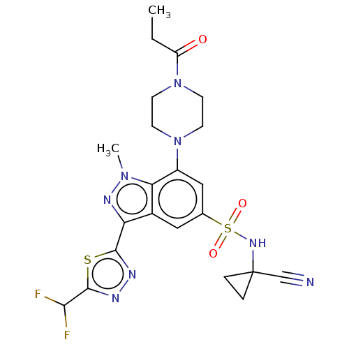 Chemical structure of BindingDB Monomer ID 616726