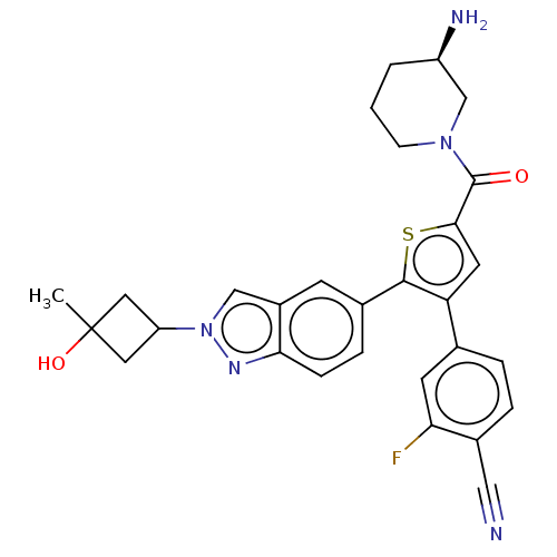 Chemical structure of BindingDB Monomer ID 681404