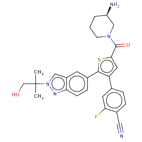 Chemical structure of BindingDB Monomer ID 681405