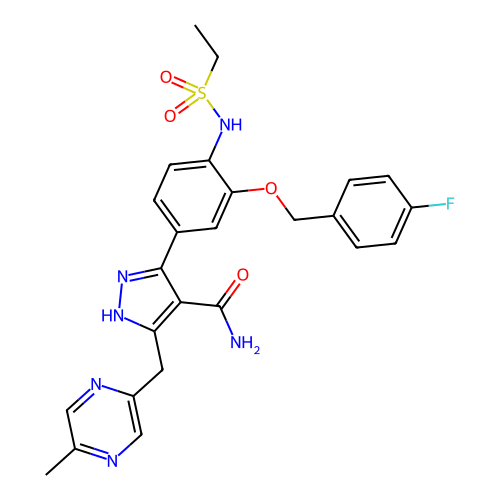 Chemical structure of BindingDB Monomer ID 725272