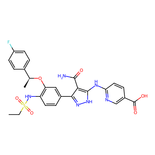 Chemical structure of BindingDB Monomer ID 725565