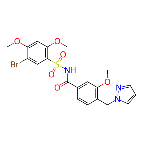 Chemical structure of BindingDB Monomer ID 736462